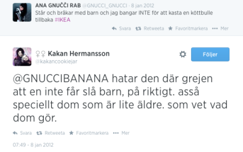 Kakan Hermansson vill använda våld mot barn