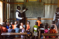 School in Maasai land.