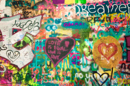 John Lennon Wall in Prague, Czech Republic