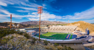 UTEP Sun Bowl football stadium panorama in El Paso, Texas