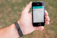 Using Fitbit Flex Activity Tracker Smartphone Application